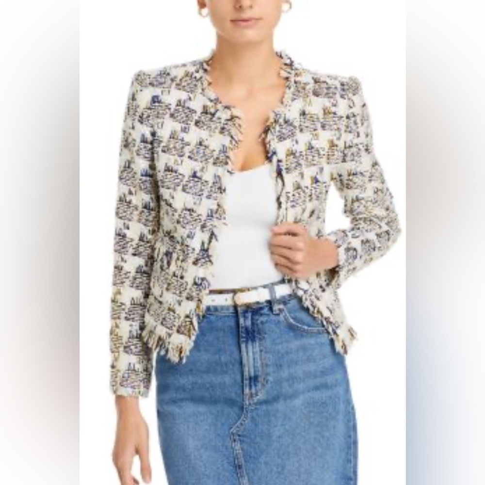L'AGENCE Tweed Blazer